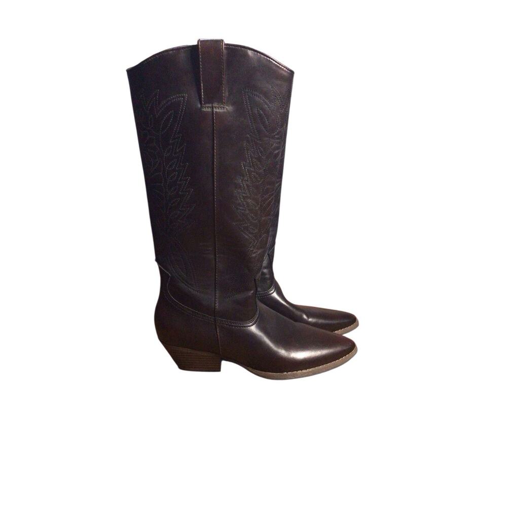 Zodiac Women's Morghan Western Cowboy Stitching Design Boots Size 8.5